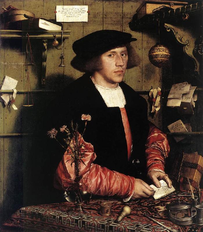 HOLBEIN, Hans the Younger Portrait of the Merchant Georg Gisze sg China oil painting art